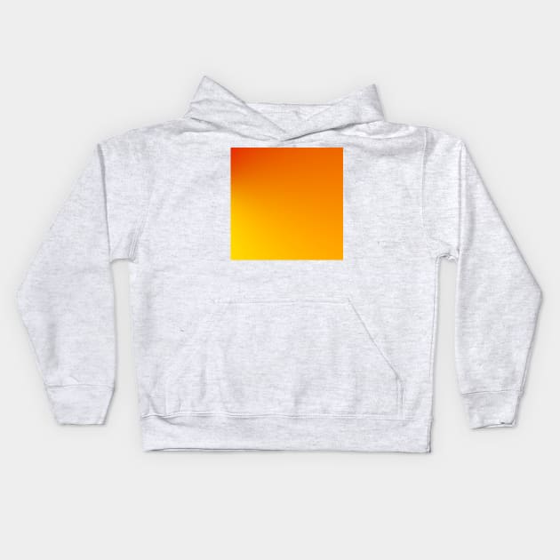 orange yellow gradient Kids Hoodie by Artistic_st